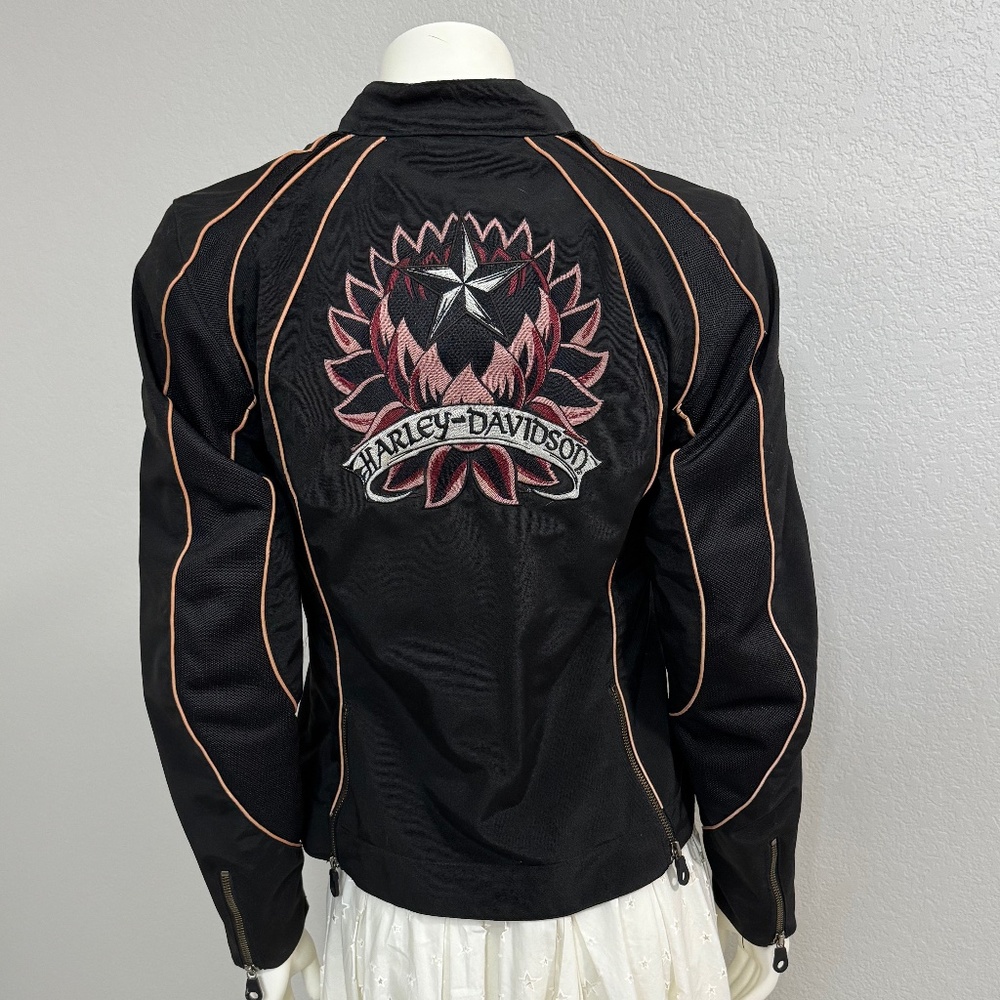 Harley-Davidson Pink and Black Motorcycle Jacket